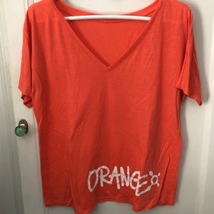 Orangetheory V Neck T Shirt